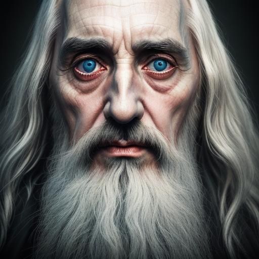 Saruman of Many Colors, Close up portrait, ambient light, Nikon 15mm f ...