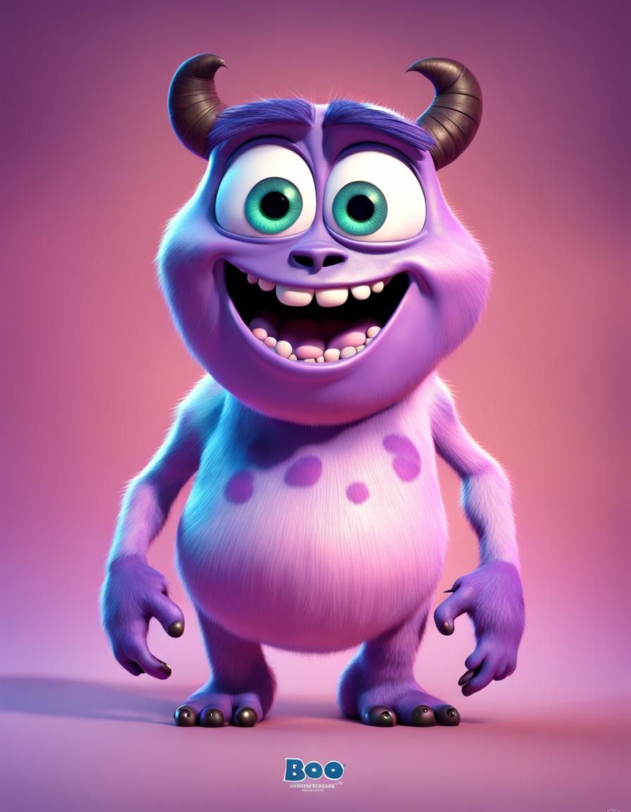 Boo from Monsters Inc. - AI Generated Artwork - NightCafe Creator