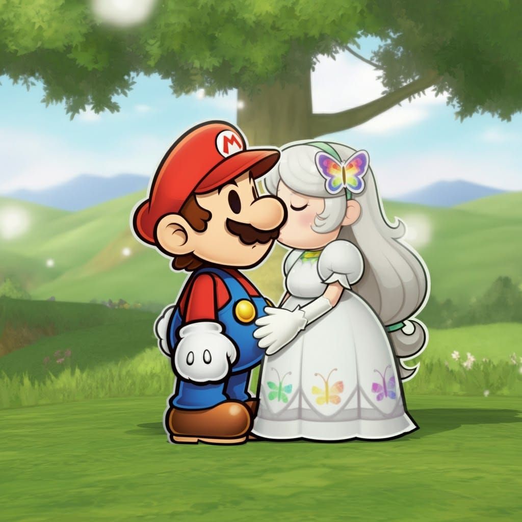 Paper Mario TTYD remake pop up storybook from the introduction cutscene, Origami paper folds papercraft, made of paper, stationery,paperized...