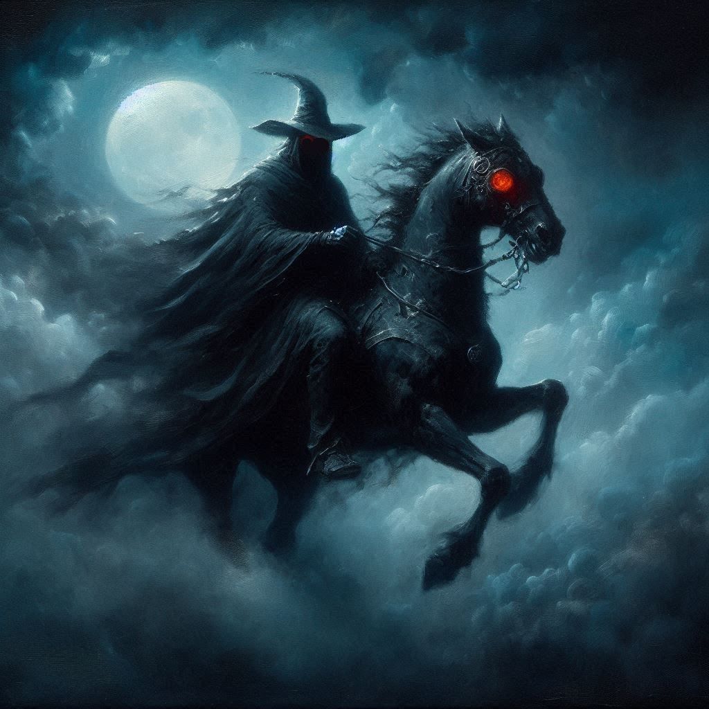 The Nazgul Witch preferred a Devil Horse to a broom.