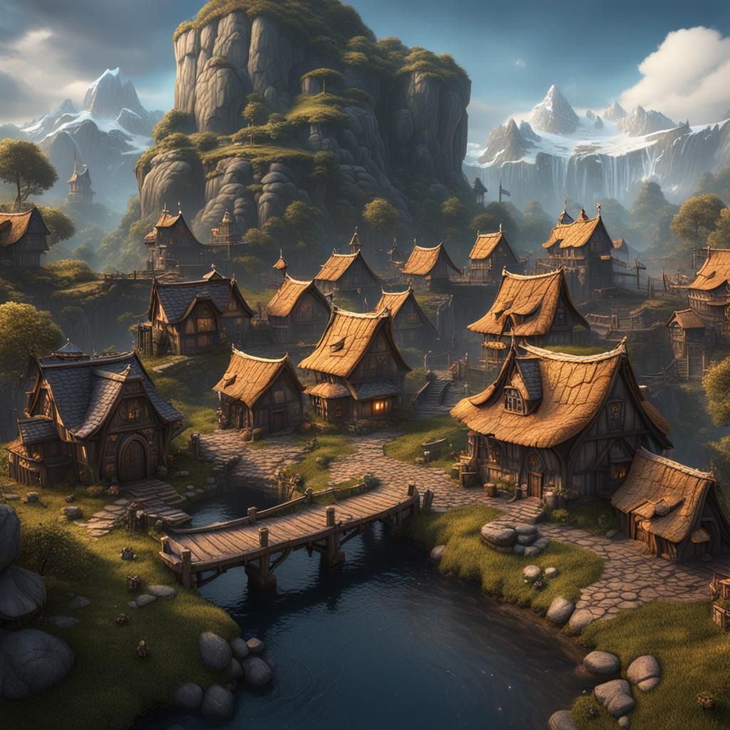 dwarf village