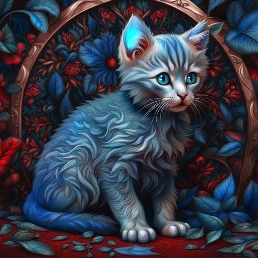 Fluffy cat