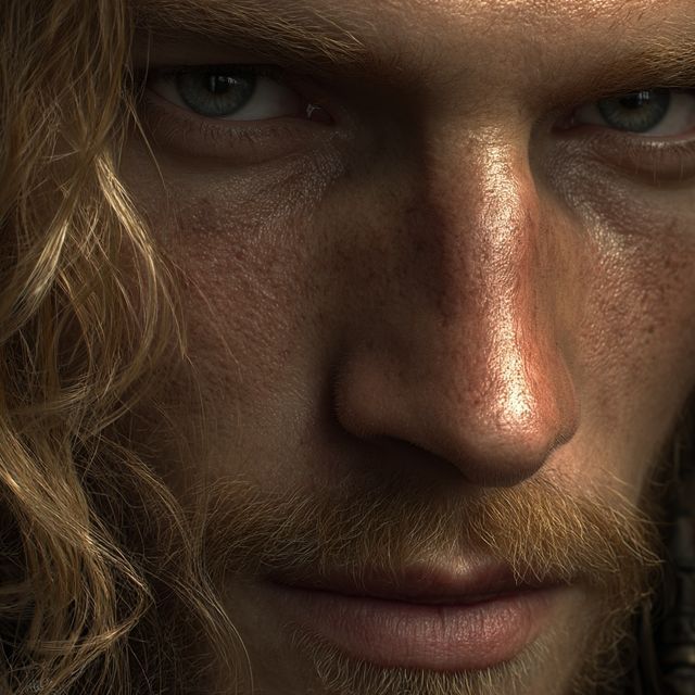 The Inkwright’s Vigil / Blonde Man  by @Kata Lianna Tanaii