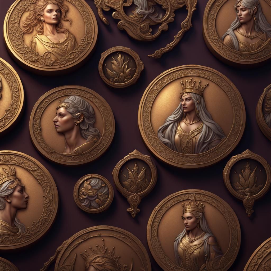 Coins - AI Generated Artwork - NightCafe Creator