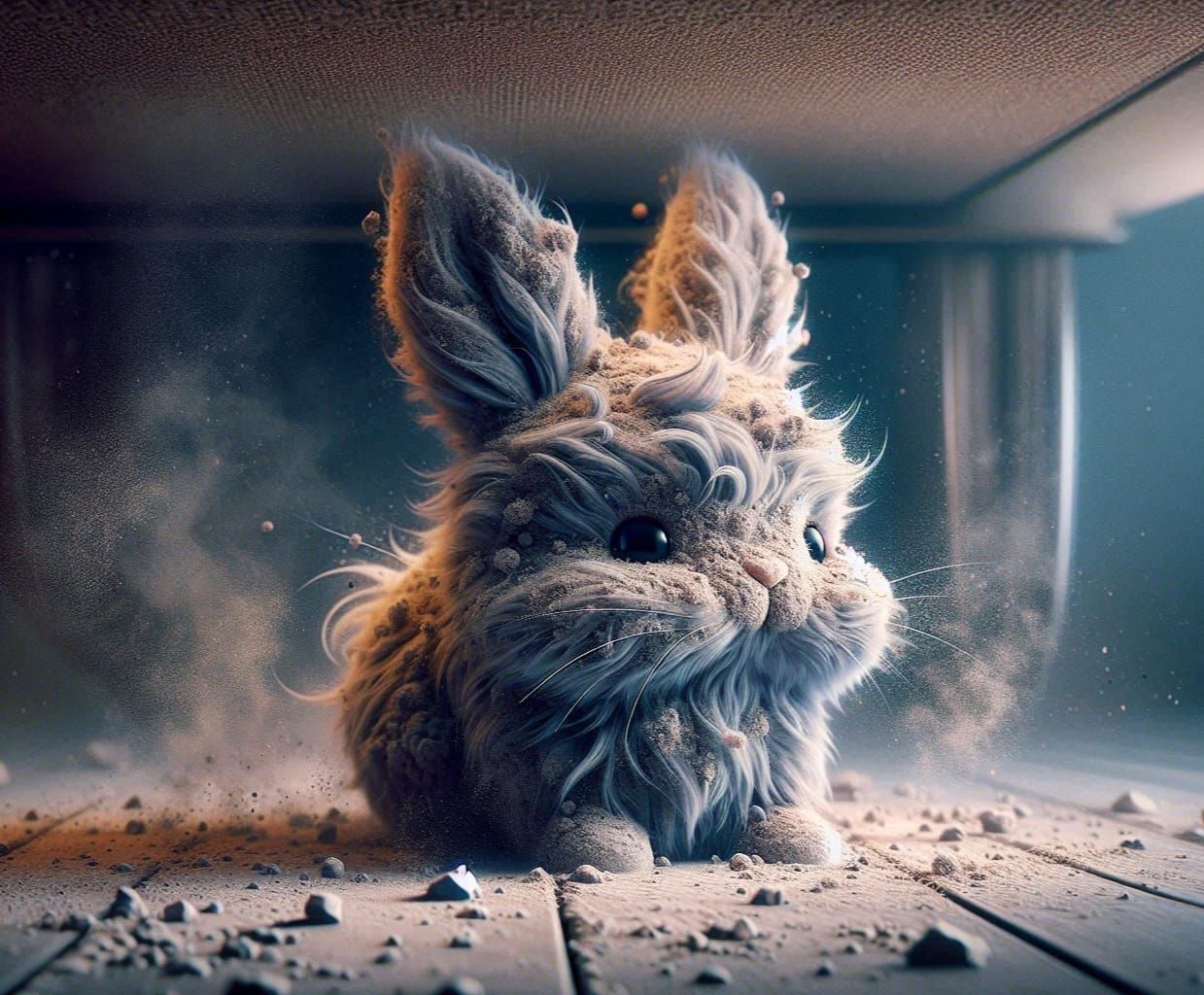 Dust Bunny - AI Generated Artwork - NightCafe Creator