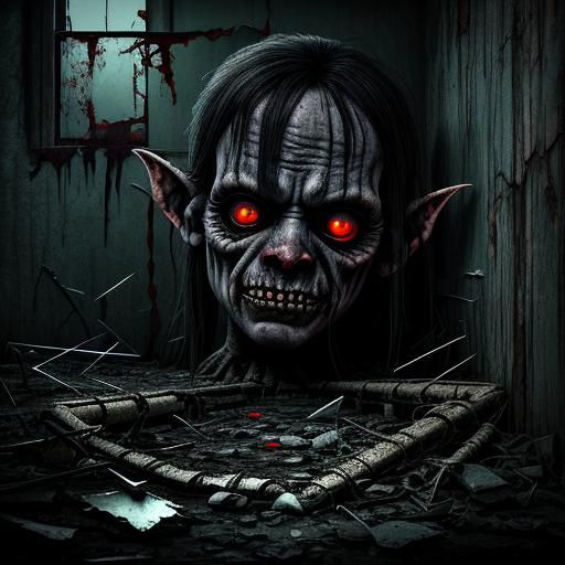 Creepy motel, blood sweat and tears creepy goblin girl, Jim ...