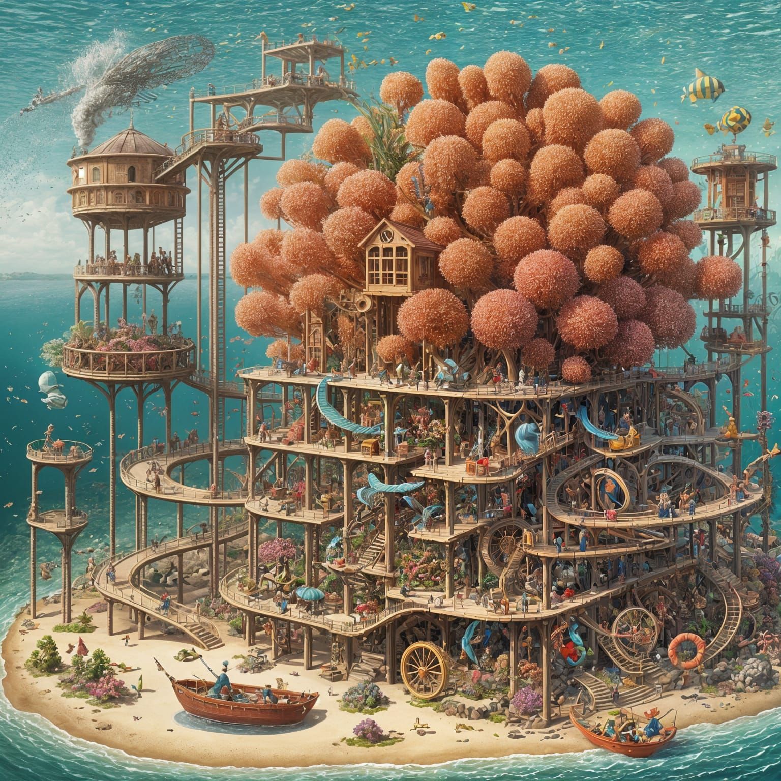 Goldbergian Dwelling