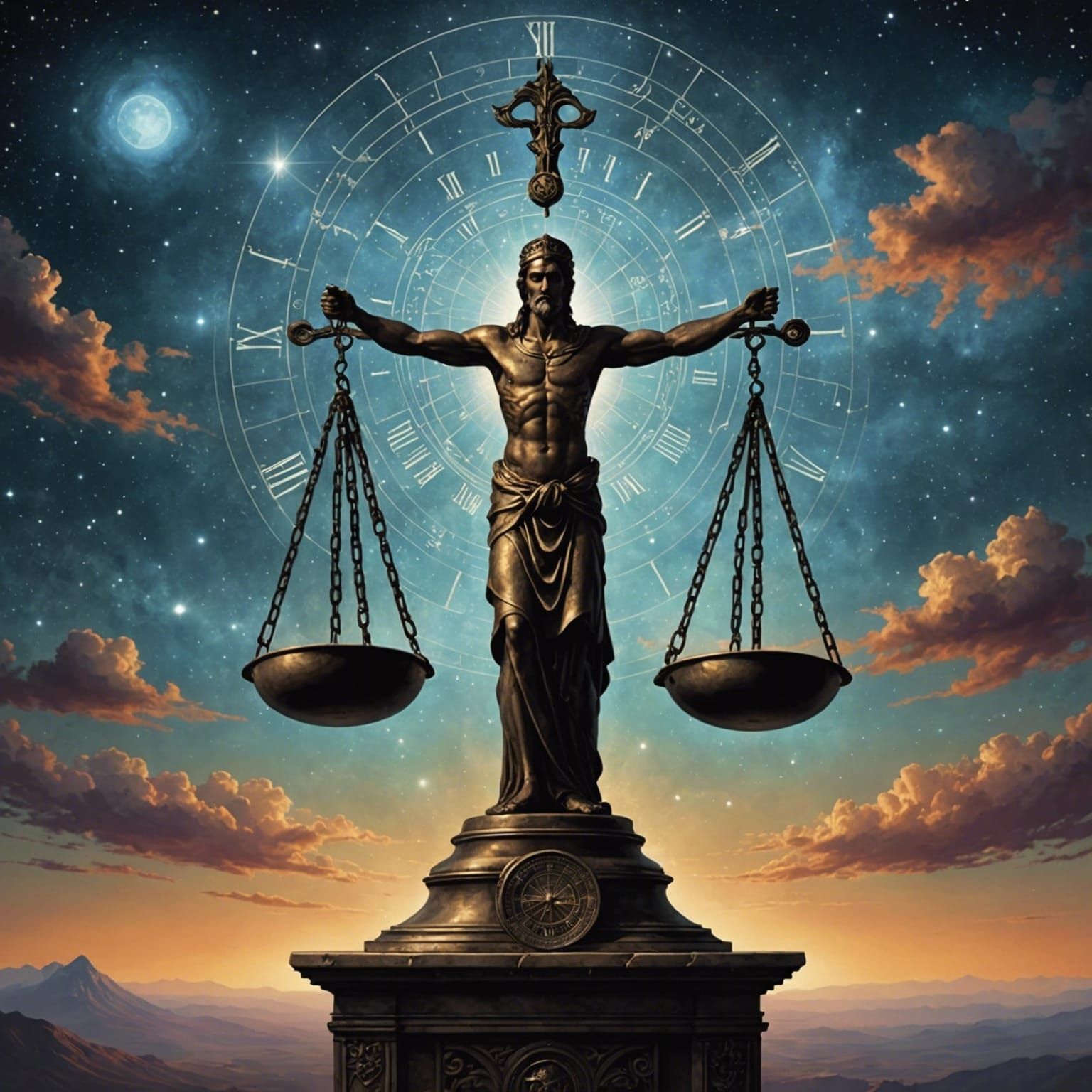 A soul is measured and weighed on the scales of eternity