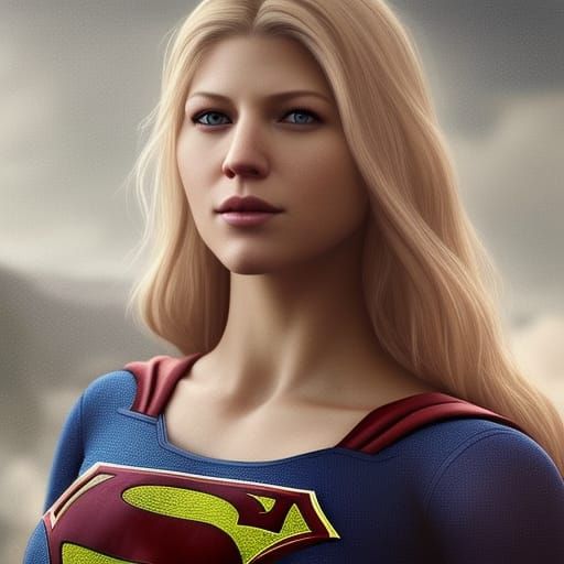 Supergirl who looks like Katheryn Winnick - AI Generated Artwork