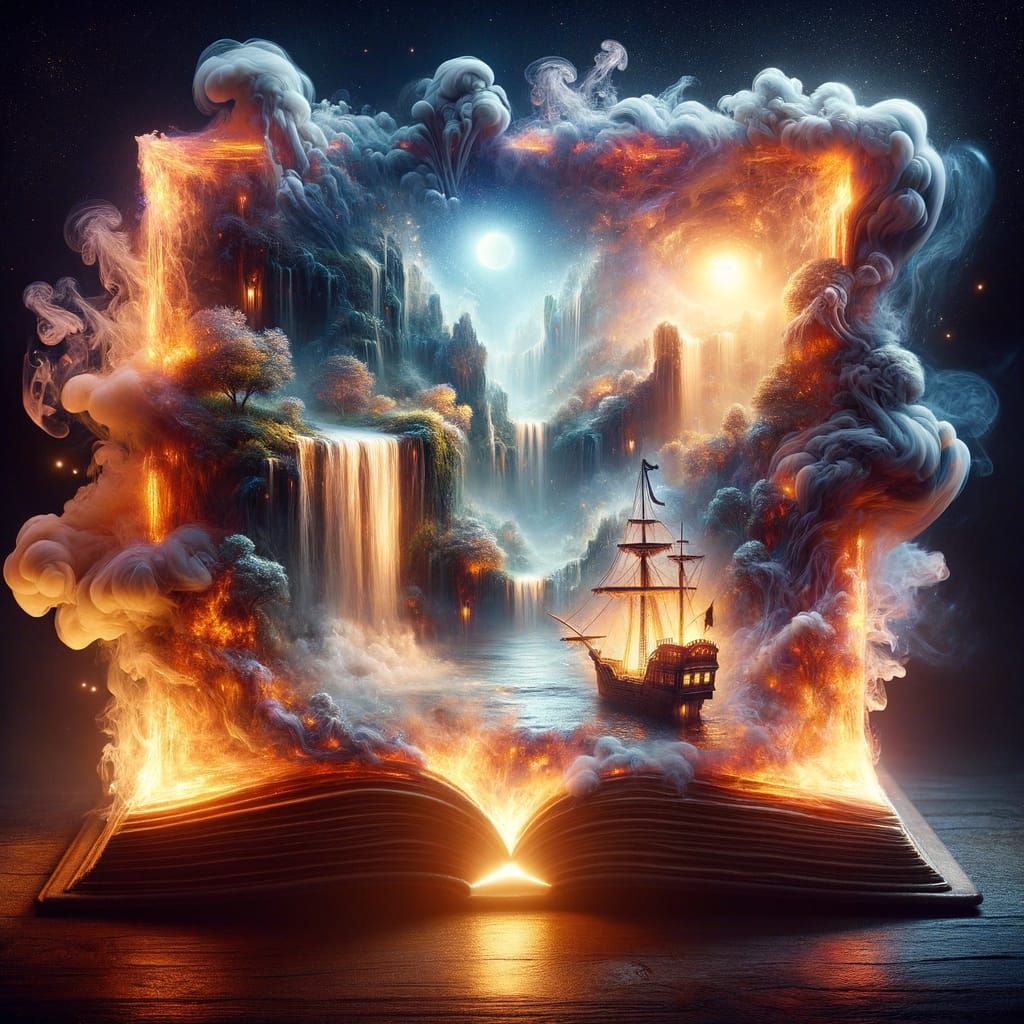 Surreal Book of Blazing Embers Reveals Fantastical World