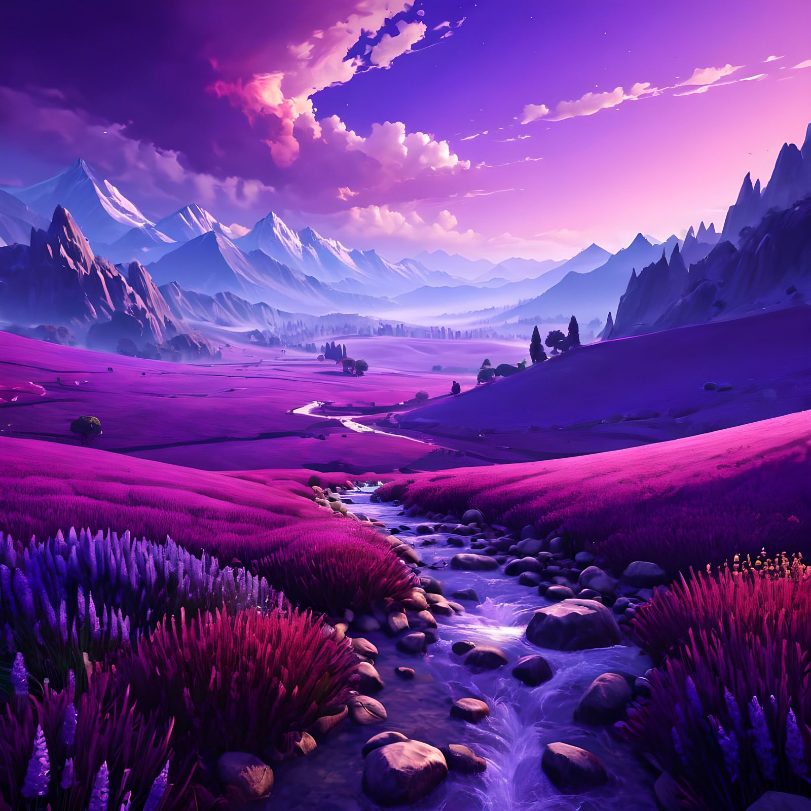 Purple landscape! 💜