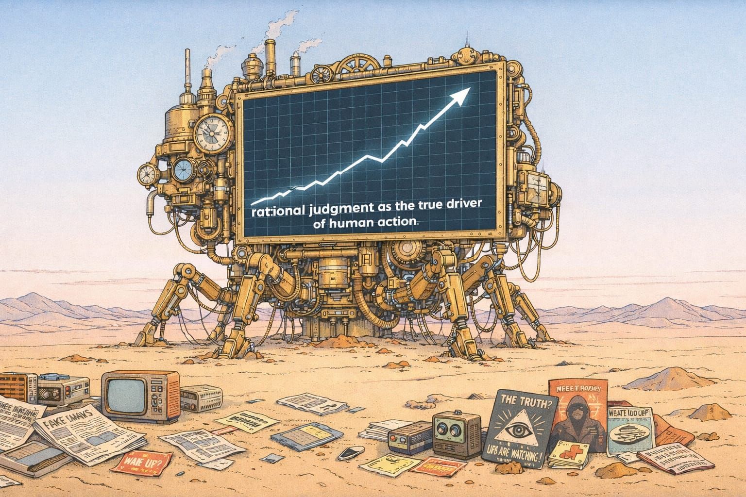 Rational judgment as the true driver of human action