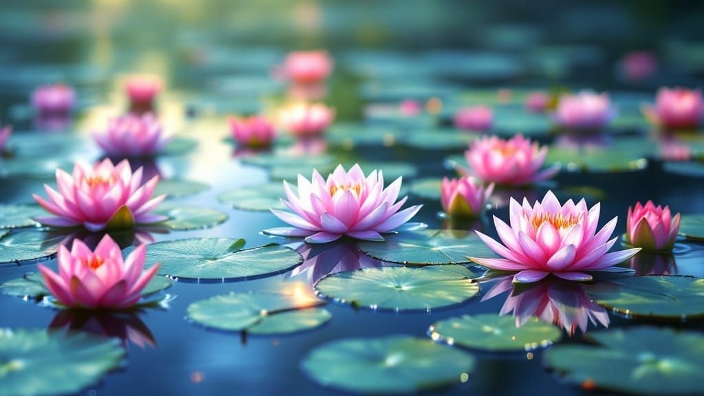 Lotus flowers.