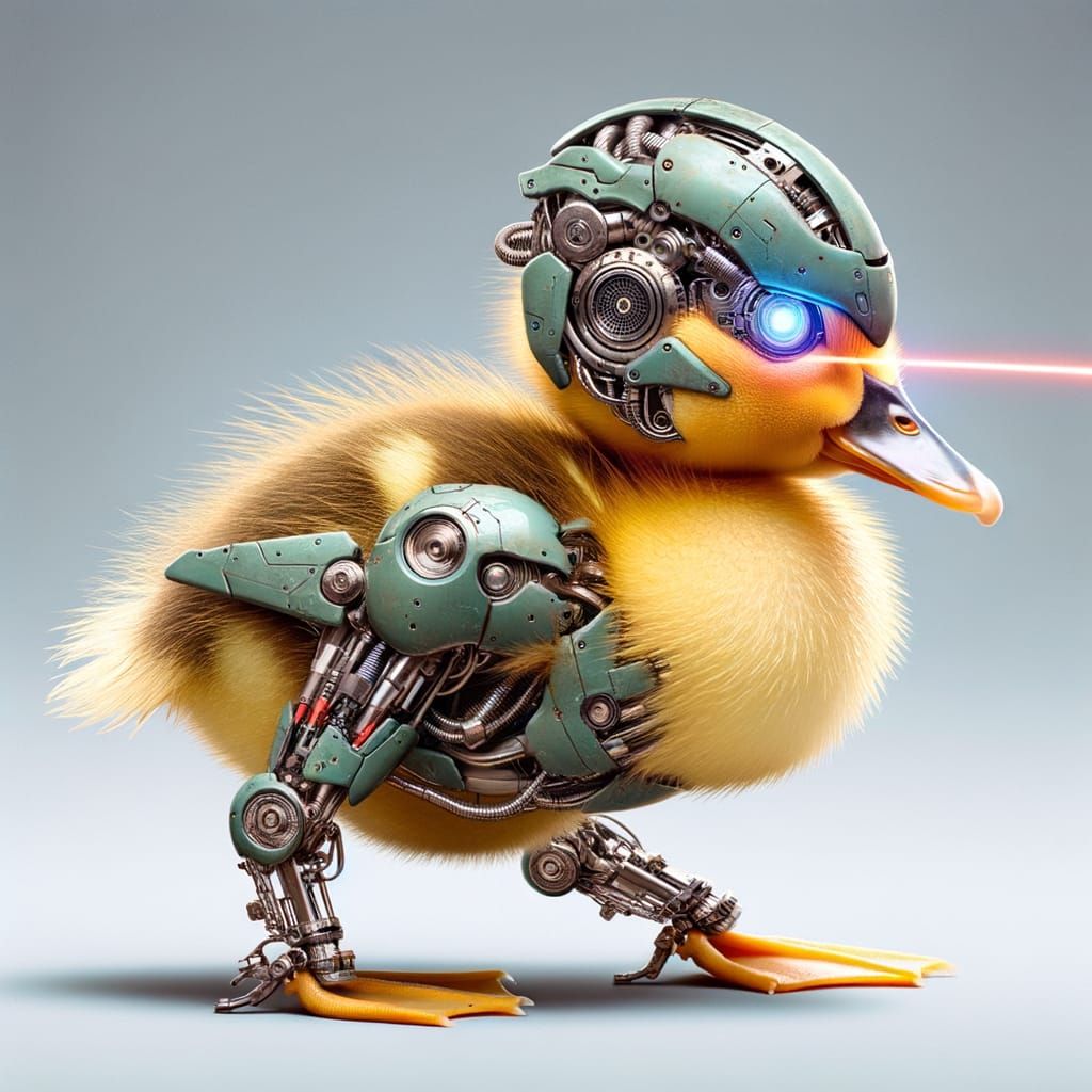 Cyborg duckling