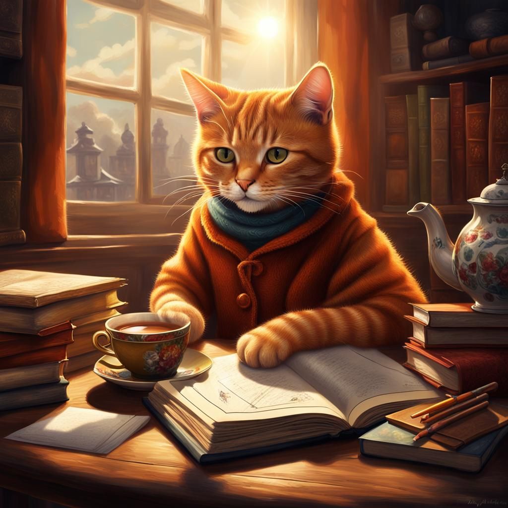 Working cat