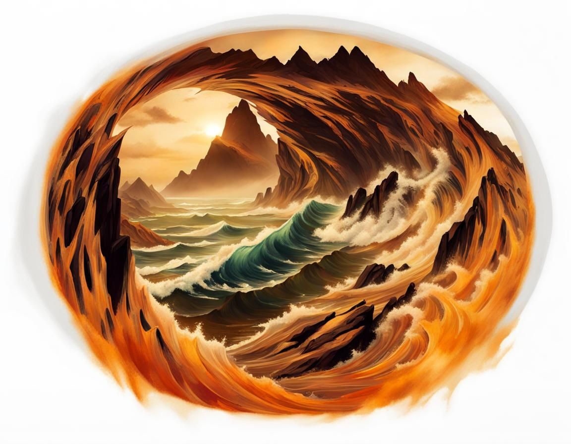 A raging storm ...