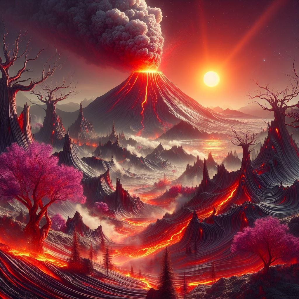 Volcanic - AI Generated Artwork - NightCafe Creator