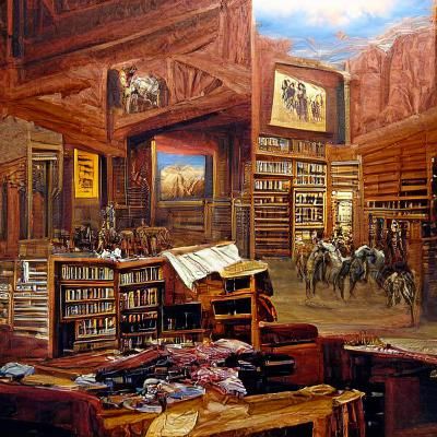 Miller's Bend Library (incl. horses) #millersbend