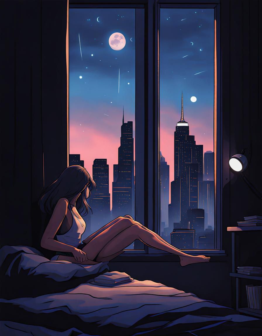 Night Bedroom Scene