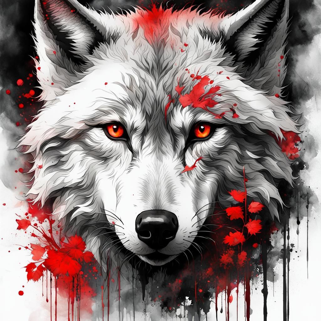 Wolf - AI Generated Artwork - NightCafe Creator