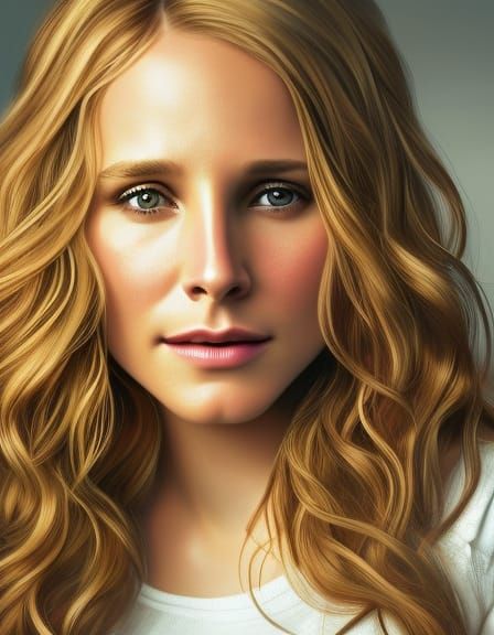 Kristen Bell - AI Generated Artwork - NightCafe Creator