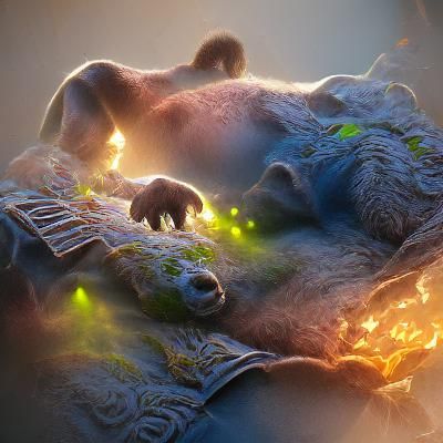 detailed Fantasy bear