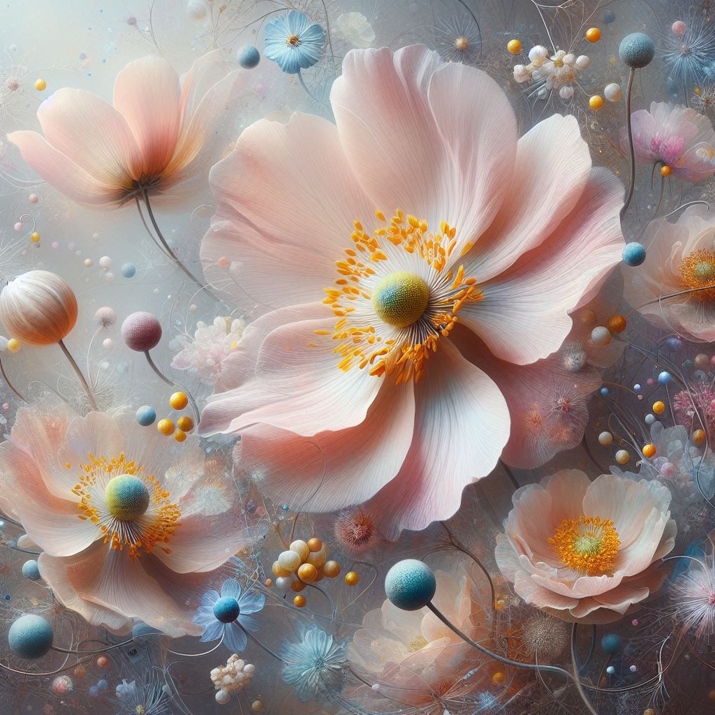 Pastel flowers