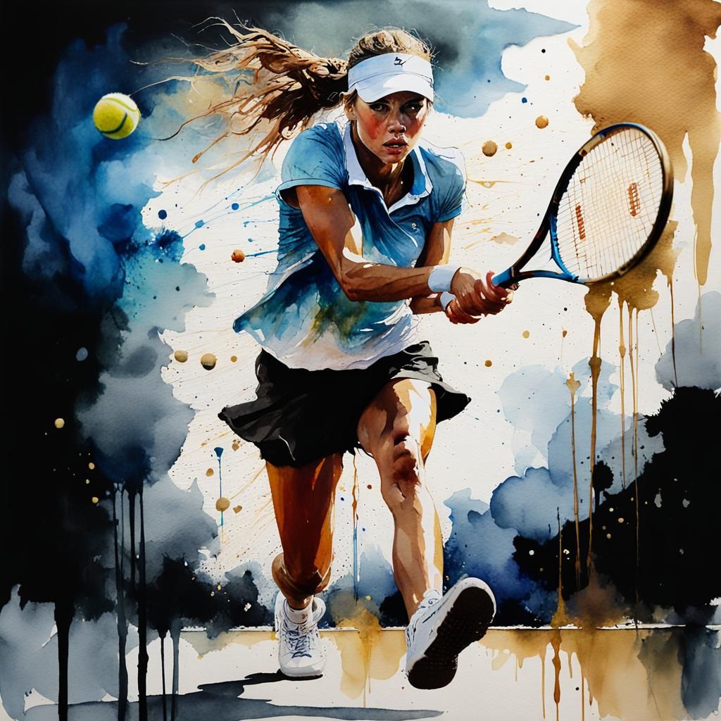 Tennis player  by @sasha