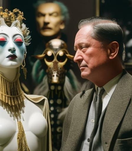 Surreal Stopmotion Figure in Esoteric Style