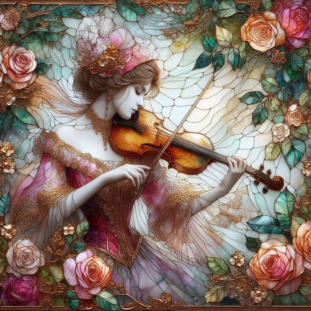 Woman playing violin