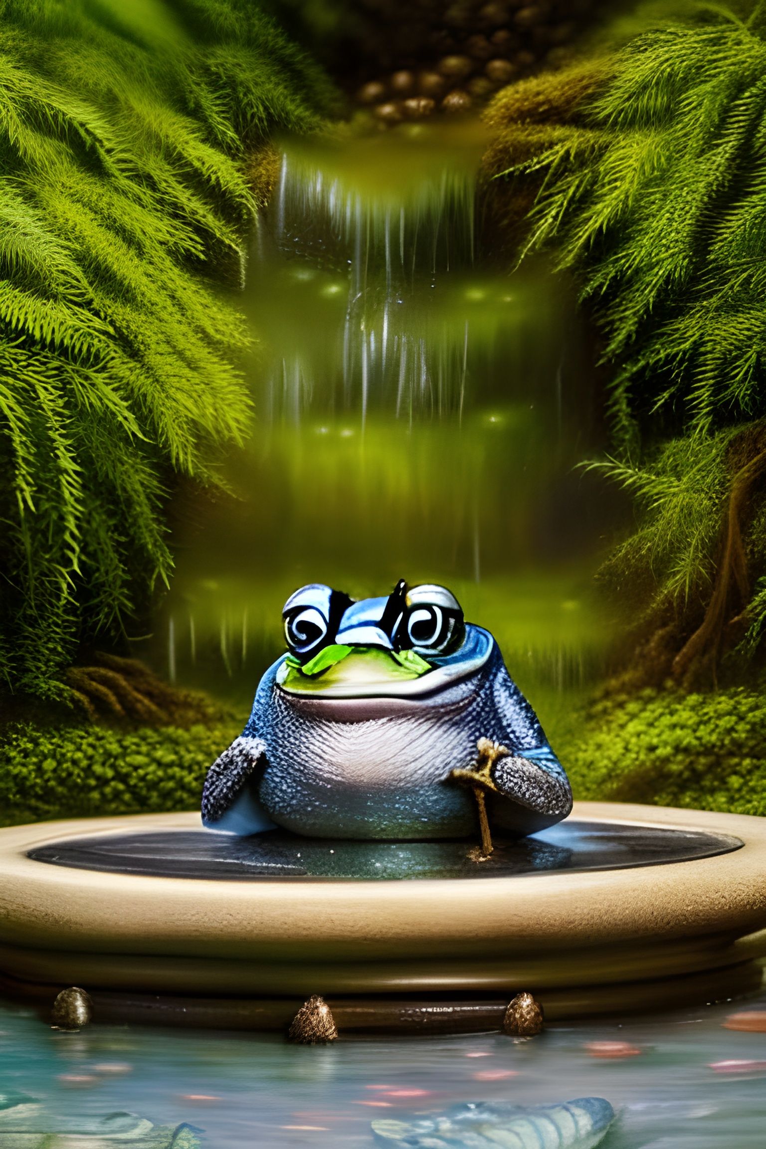 blue froggie