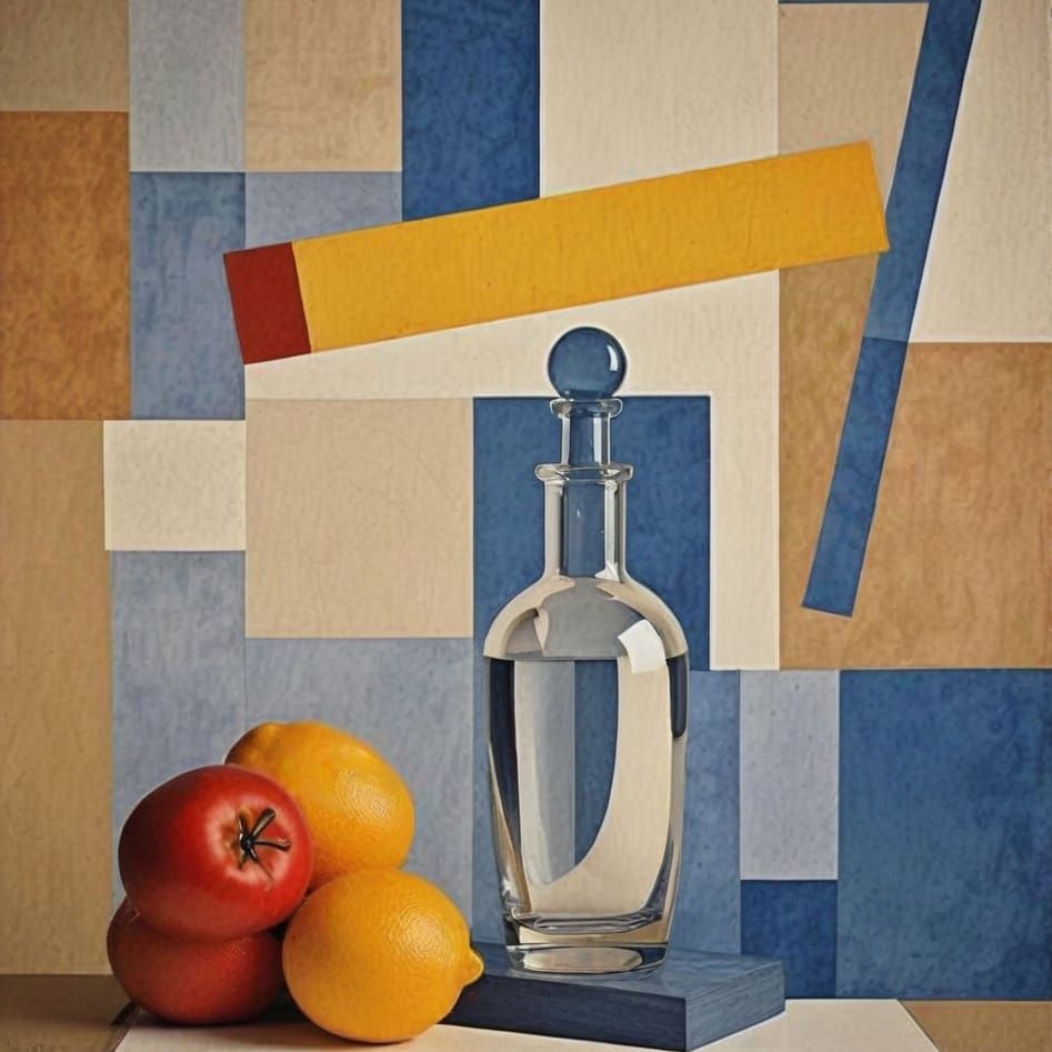 Muted Translucent Interior Still Life Style Mashup