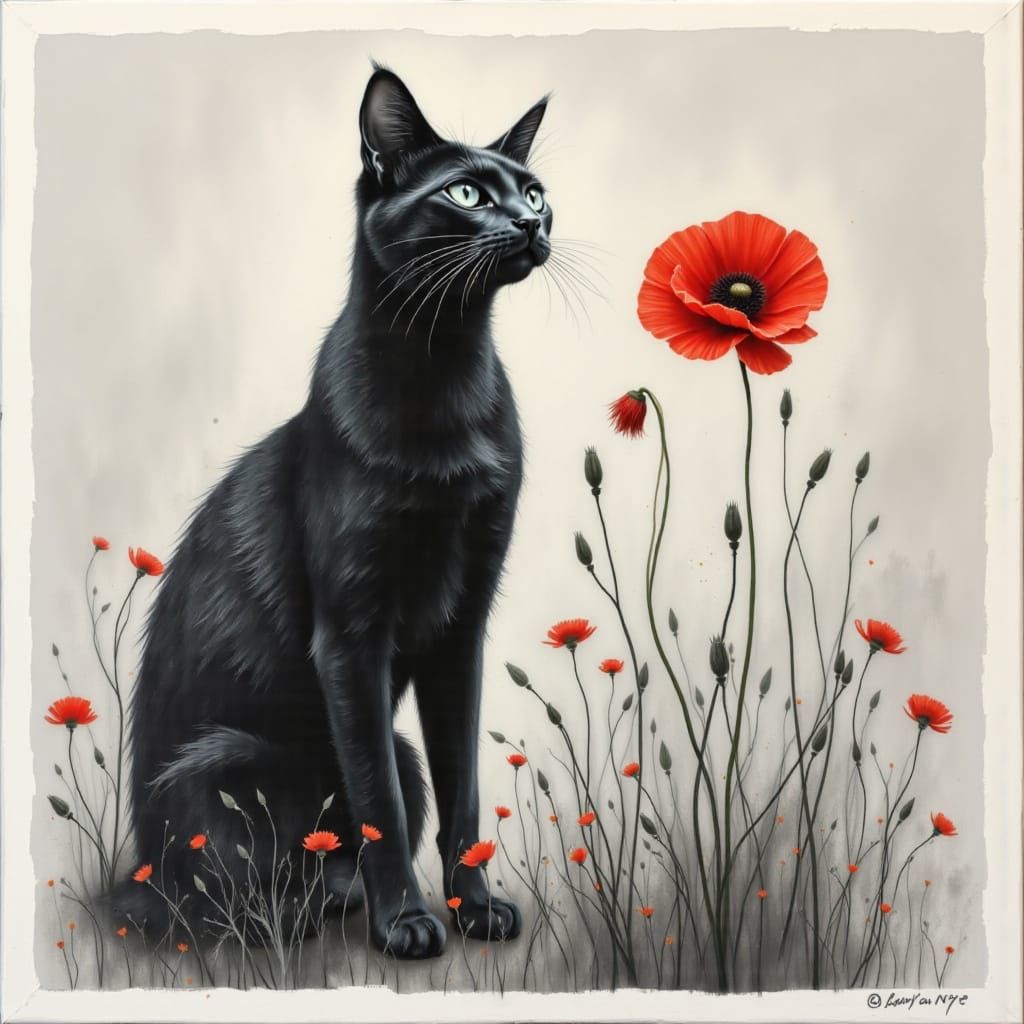 Cat <lora:ArtisticMix:1.0>