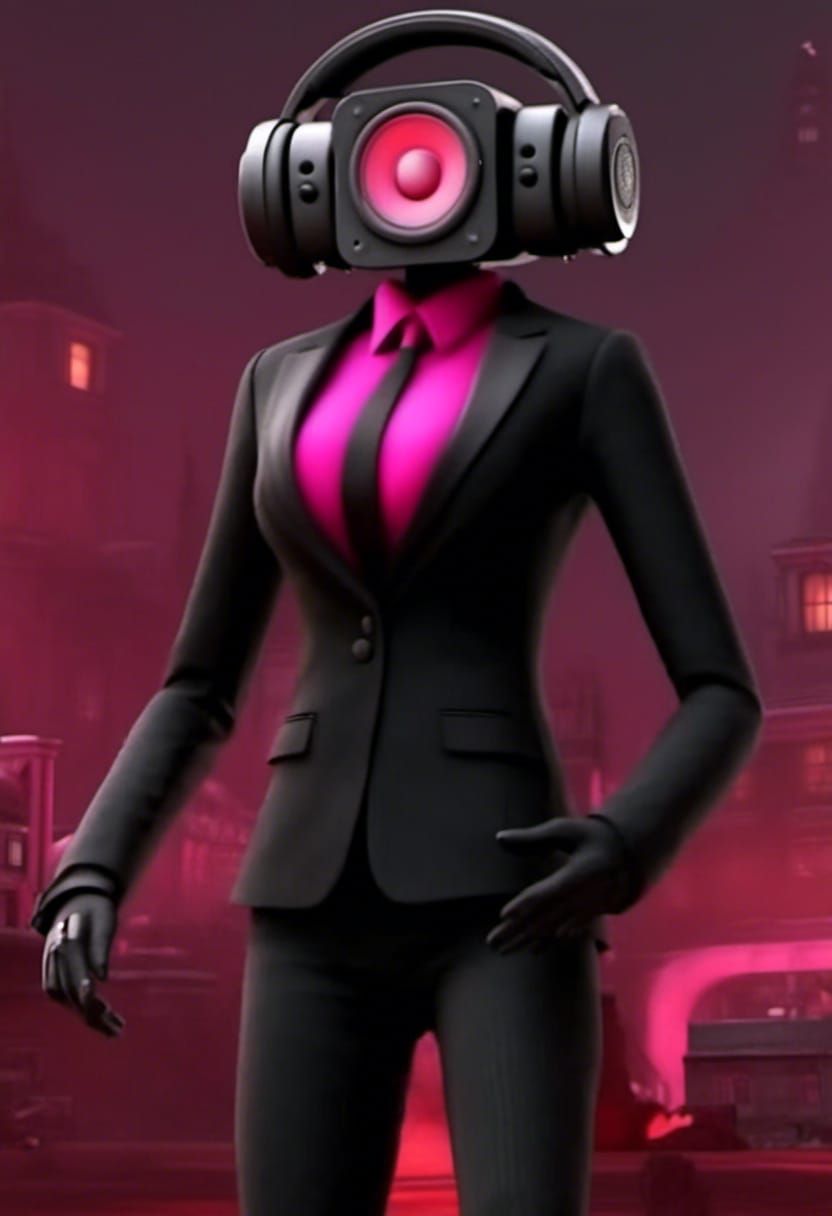 The tall skibidi speakerwoman