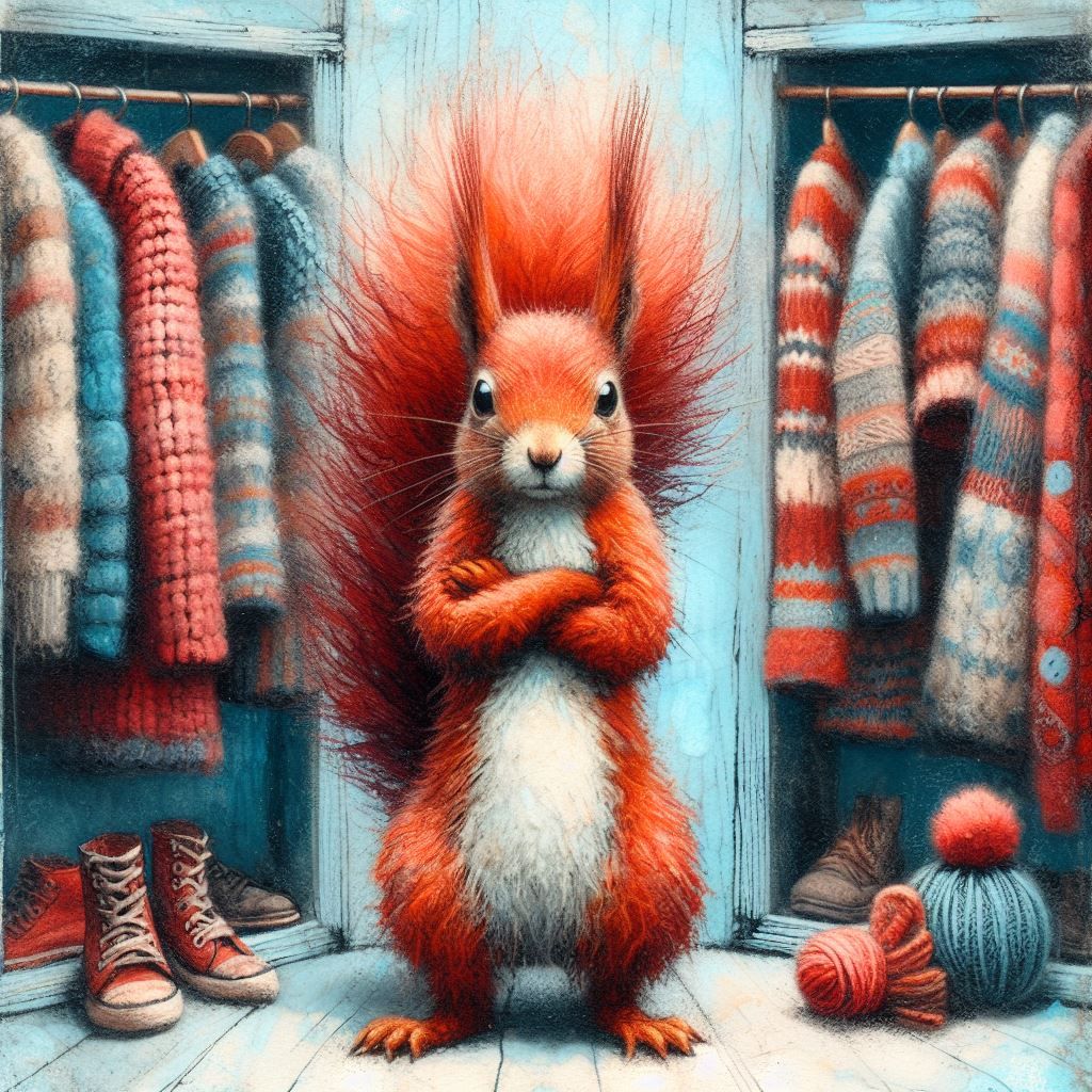 Squirrel. Not amused.