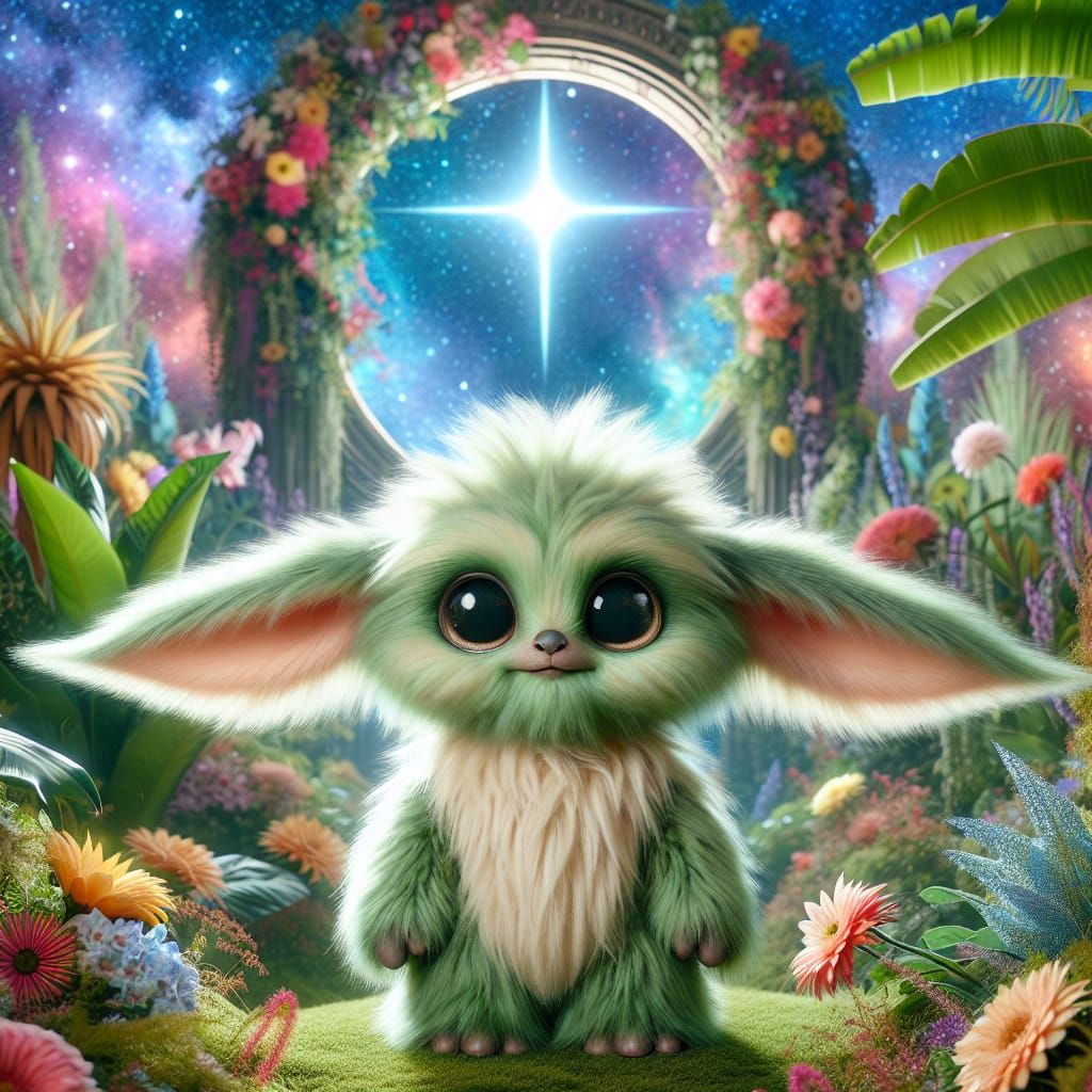 gismo yoda gremlin - AI Generated Artwork - NightCafe Creator