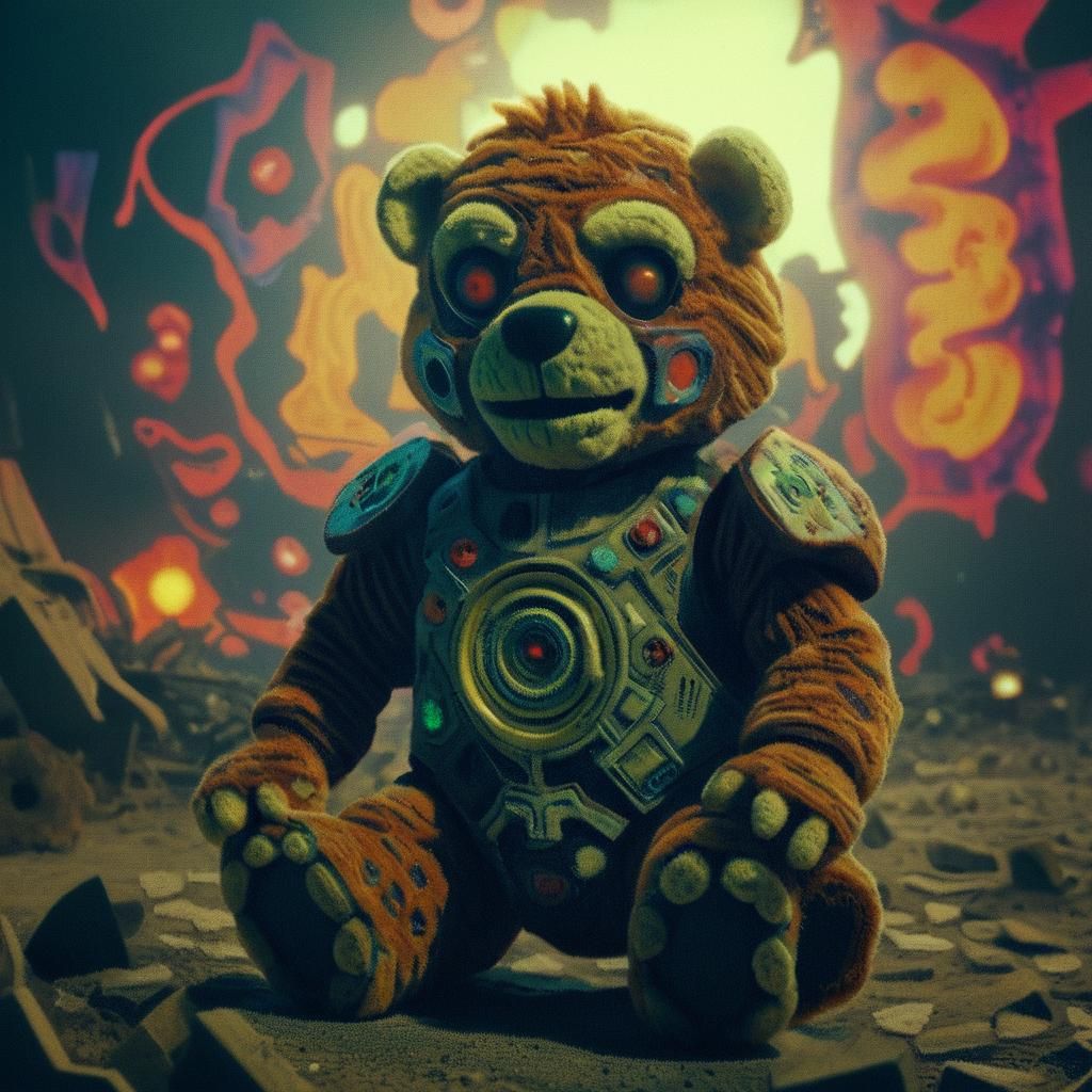 Cyborg Zombie Teddy Ruxpin