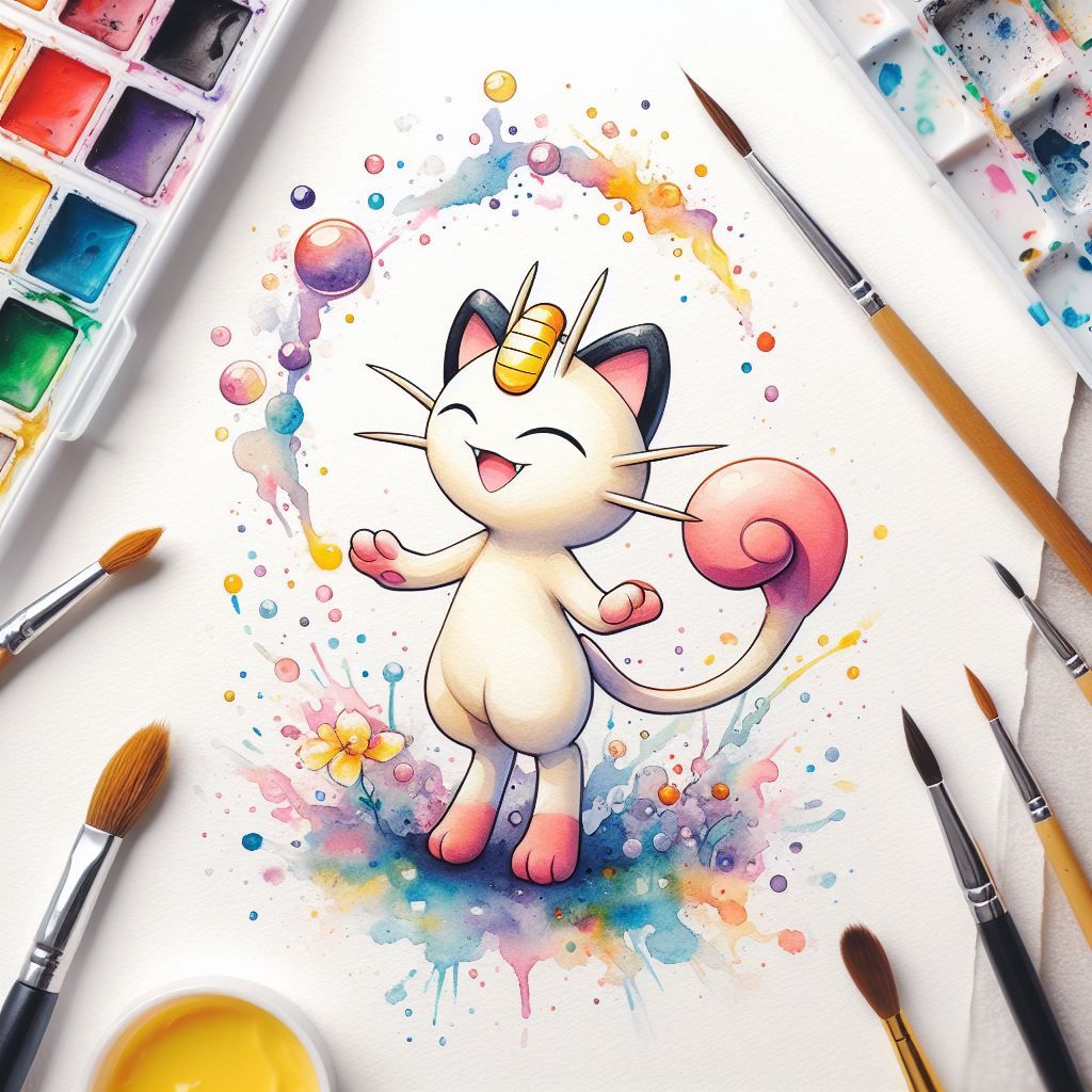 meowth Pokémon 1