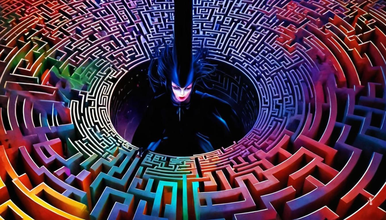 Personification of Darkness is lost in a Maze of Time