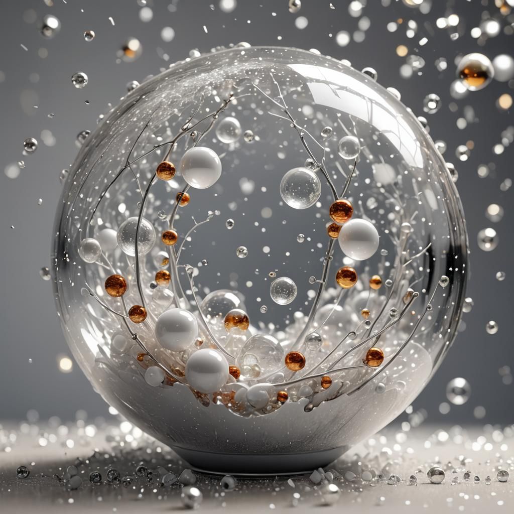 Globe of Snow  by @Typhooncat