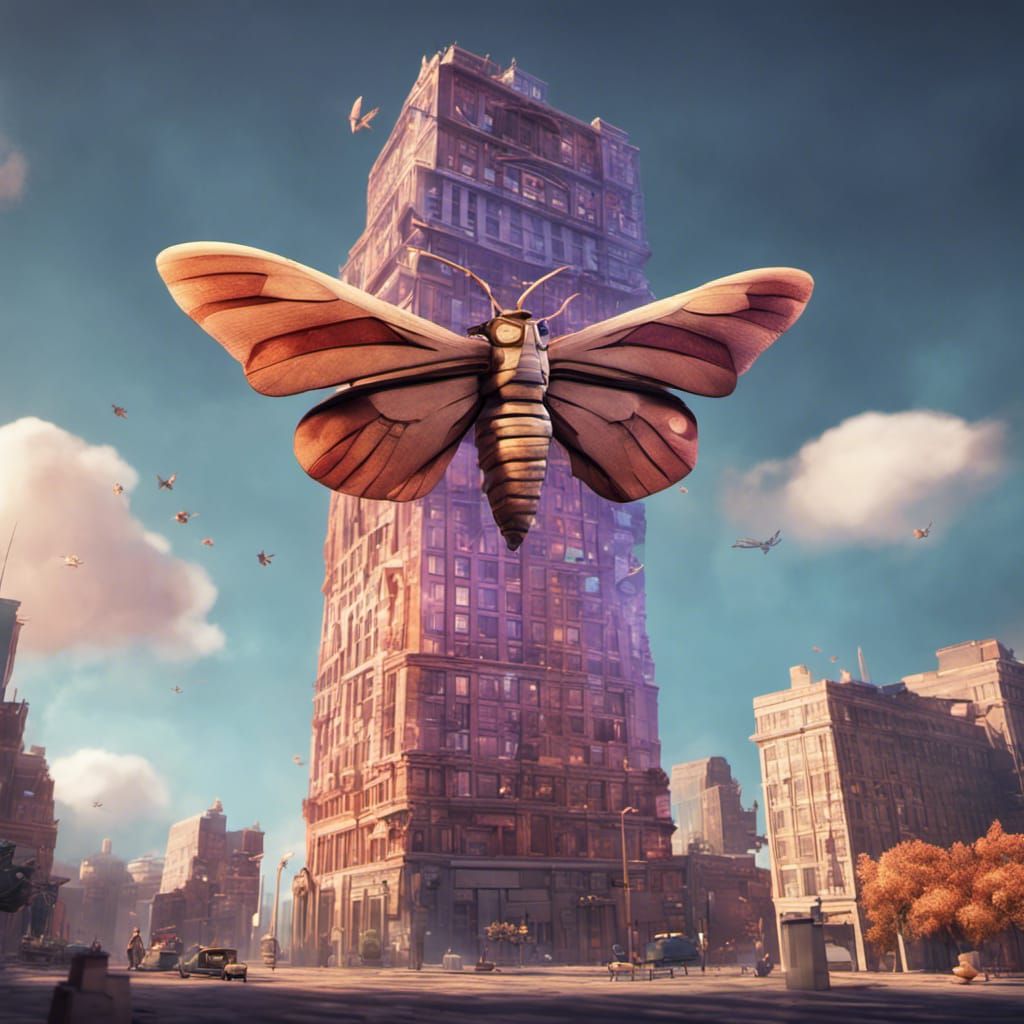 Moth skyscraper