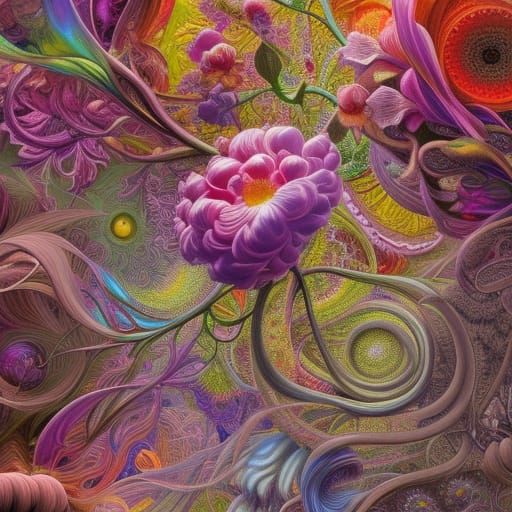 An ultra hd detailed painting of many different types of neo...
