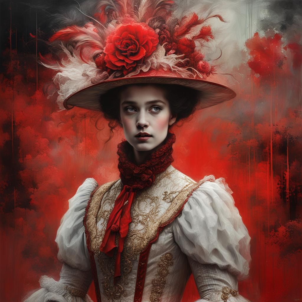 lady with hat  by @Naonis 