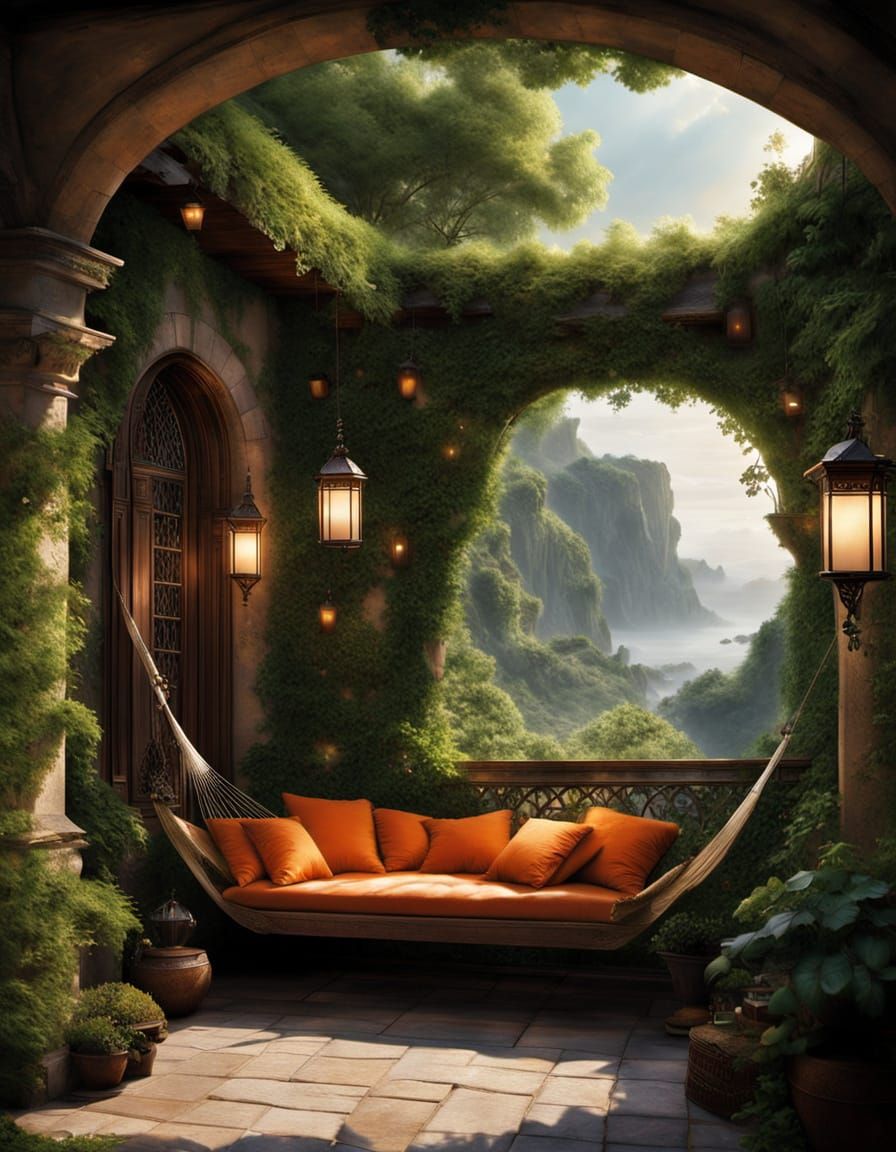 A lone reading nook
