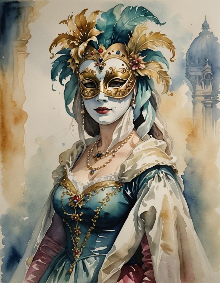 A Venetian Mask  by @Pixel
