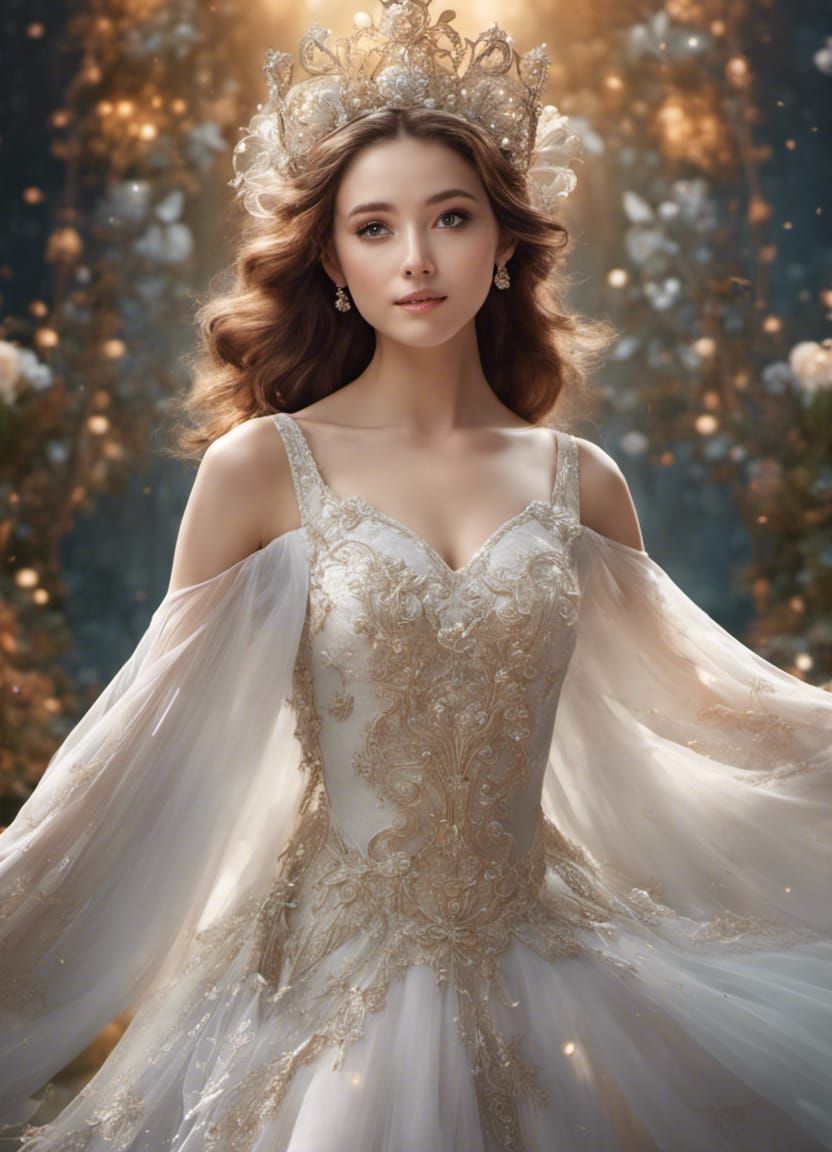 Wedding Dress AI Generated Artwork NightCafe Creator