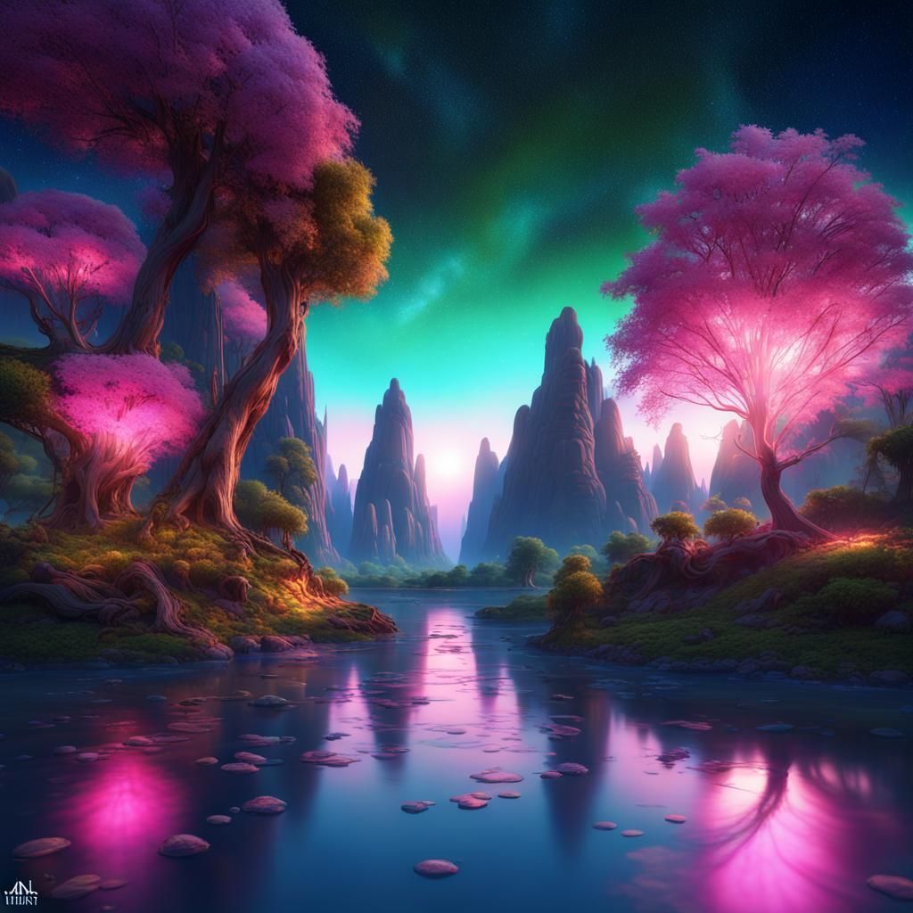 A Night in Dreamland - AI Generated Artwork - NightCafe Creator