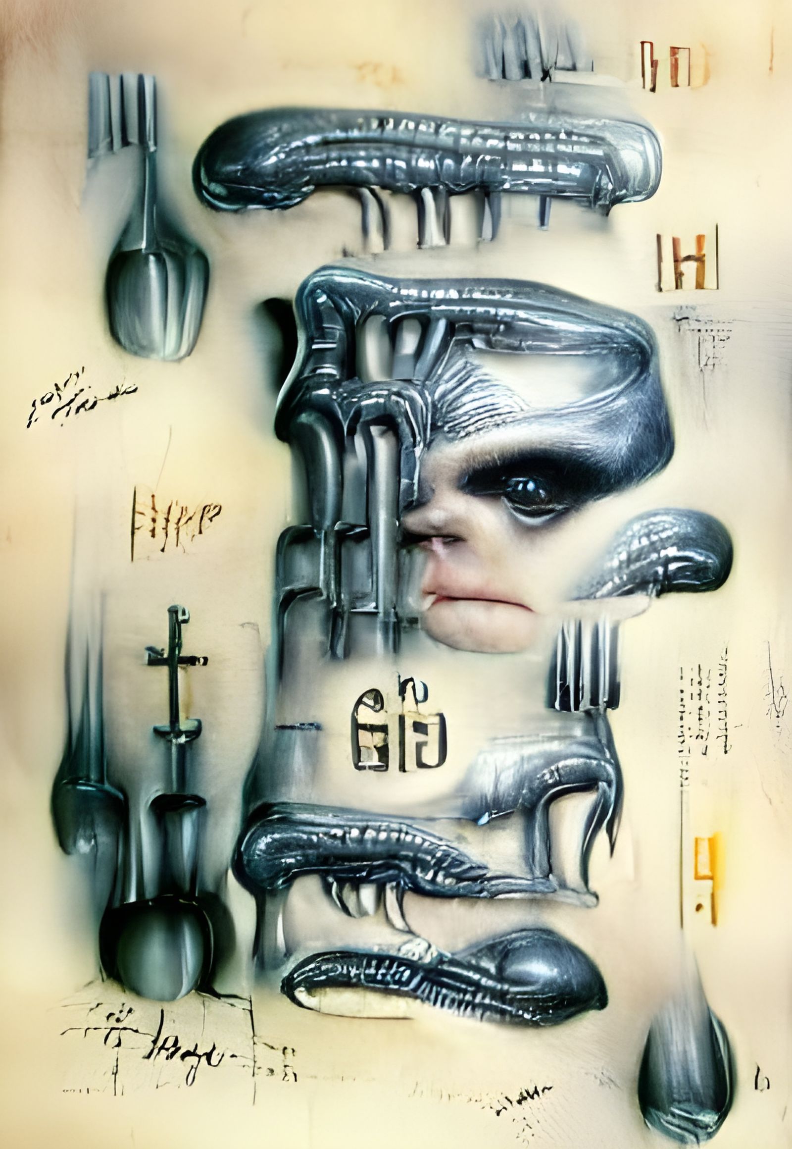 Giger’s sketchbook