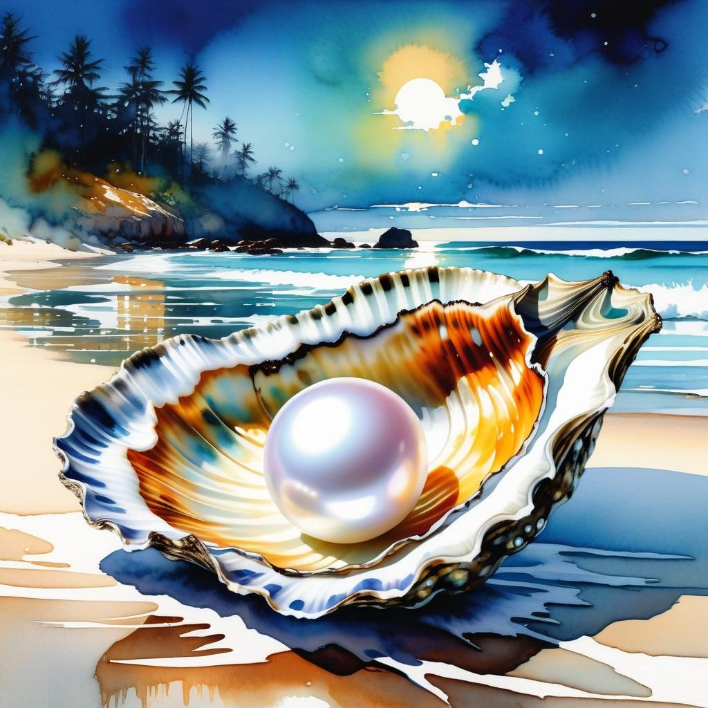 Treasure on the Beach  by @Elaine AJ