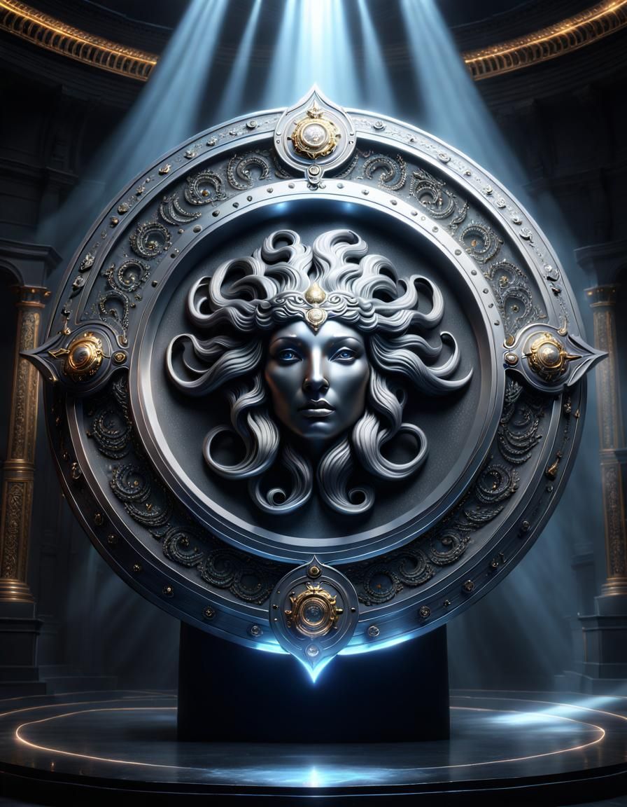 Medusa Shield - AI Generated Artwork - NightCafe Creator